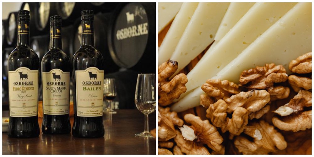 Sherry and walnuts and cheese pairings